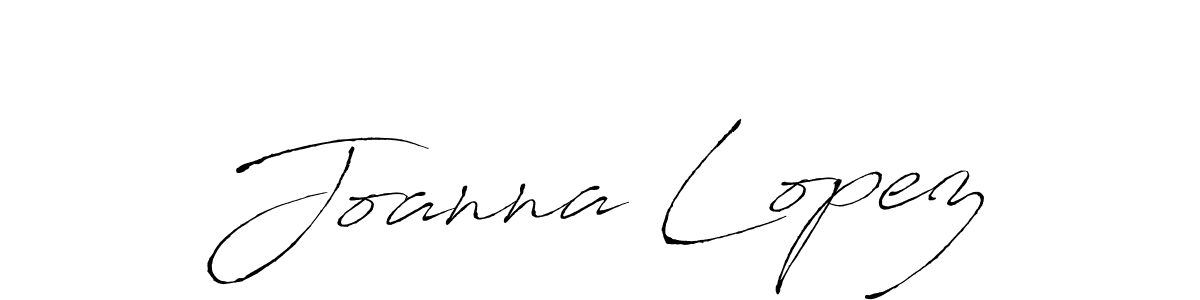 Joanna Lopez stylish signature style. Best Handwritten Sign (Antro_Vectra) for my name. Handwritten Signature Collection Ideas for my name Joanna Lopez. Joanna Lopez signature style 6 images and pictures png