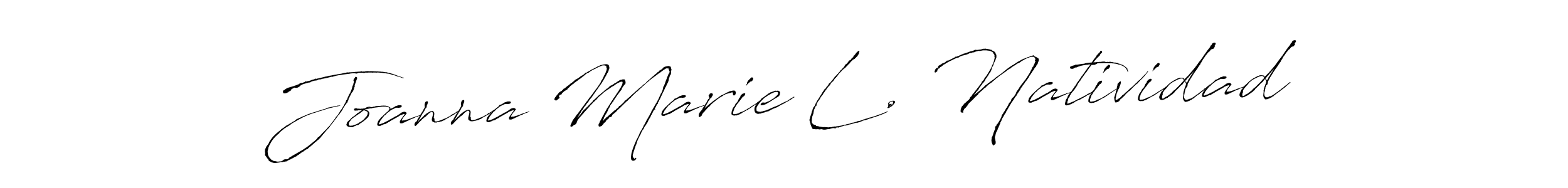 You can use this online signature creator to create a handwritten signature for the name Joanna Marie L. Natividad. This is the best online autograph maker. Joanna Marie L. Natividad signature style 6 images and pictures png