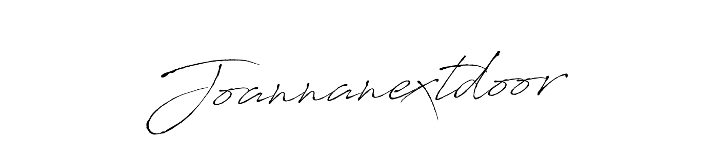 Make a beautiful signature design for name Joannanextdoor. With this signature (Antro_Vectra) style, you can create a handwritten signature for free. Joannanextdoor signature style 6 images and pictures png