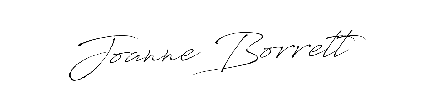 Make a beautiful signature design for name Joanne Borrett. With this signature (Antro_Vectra) style, you can create a handwritten signature for free. Joanne Borrett signature style 6 images and pictures png