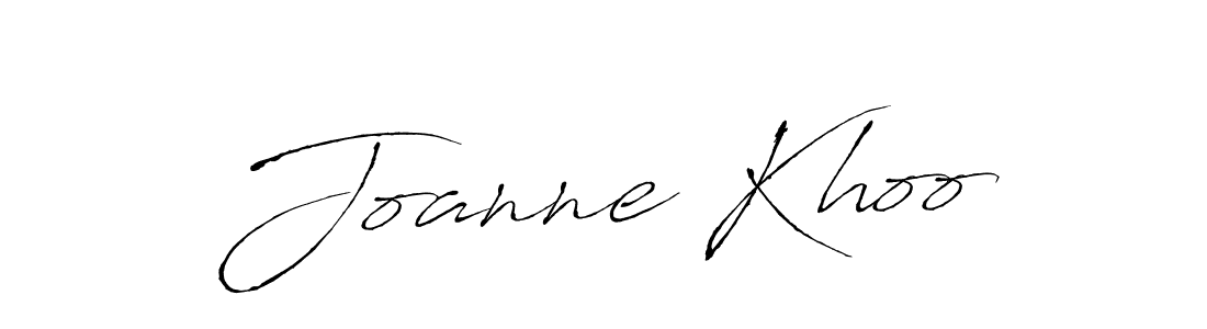 Design your own signature with our free online signature maker. With this signature software, you can create a handwritten (Antro_Vectra) signature for name Joanne Khoo. Joanne Khoo signature style 6 images and pictures png