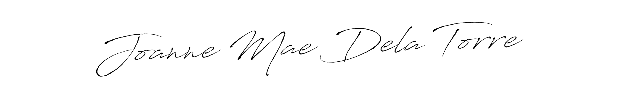 How to make Joanne Mae Dela Torre name signature. Use Antro_Vectra style for creating short signs online. This is the latest handwritten sign. Joanne Mae Dela Torre signature style 6 images and pictures png