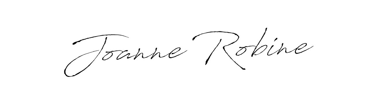 Joanne Robine stylish signature style. Best Handwritten Sign (Antro_Vectra) for my name. Handwritten Signature Collection Ideas for my name Joanne Robine. Joanne Robine signature style 6 images and pictures png