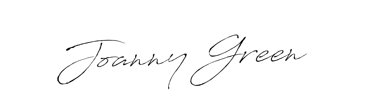 How to make Joanny Green name signature. Use Antro_Vectra style for creating short signs online. This is the latest handwritten sign. Joanny Green signature style 6 images and pictures png