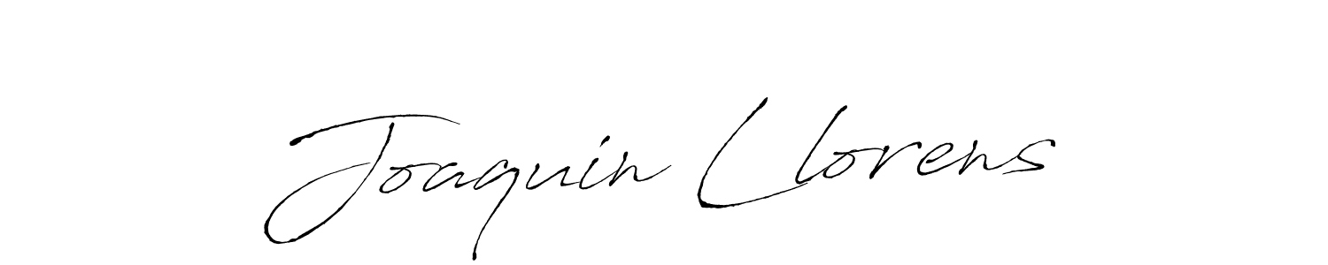 Joaquin Llorens stylish signature style. Best Handwritten Sign (Antro_Vectra) for my name. Handwritten Signature Collection Ideas for my name Joaquin Llorens. Joaquin Llorens signature style 6 images and pictures png