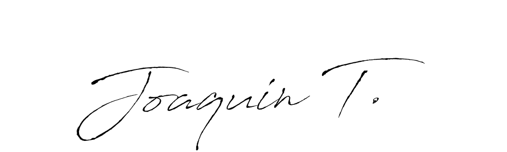 Create a beautiful signature design for name Joaquin T.. With this signature (Antro_Vectra) fonts, you can make a handwritten signature for free. Joaquin T. signature style 6 images and pictures png