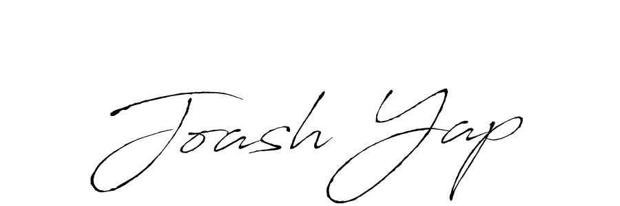 Create a beautiful signature design for name Joash Yap. With this signature (Antro_Vectra) fonts, you can make a handwritten signature for free. Joash Yap signature style 6 images and pictures png