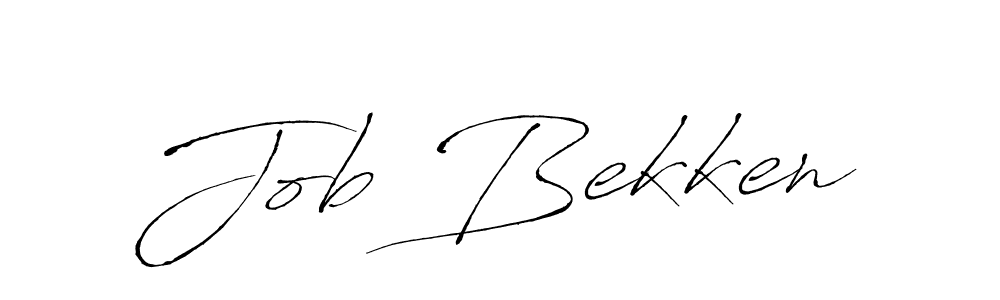 Make a beautiful signature design for name Job Bekken. With this signature (Antro_Vectra) style, you can create a handwritten signature for free. Job Bekken signature style 6 images and pictures png