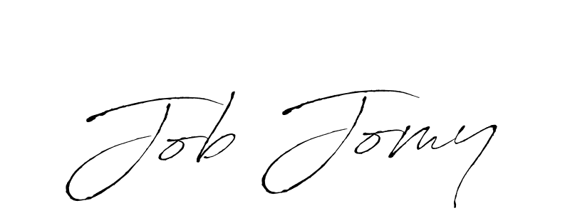 How to make Job Jomy signature? Antro_Vectra is a professional autograph style. Create handwritten signature for Job Jomy name. Job Jomy signature style 6 images and pictures png