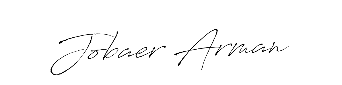 Jobaer Arman stylish signature style. Best Handwritten Sign (Antro_Vectra) for my name. Handwritten Signature Collection Ideas for my name Jobaer Arman. Jobaer Arman signature style 6 images and pictures png