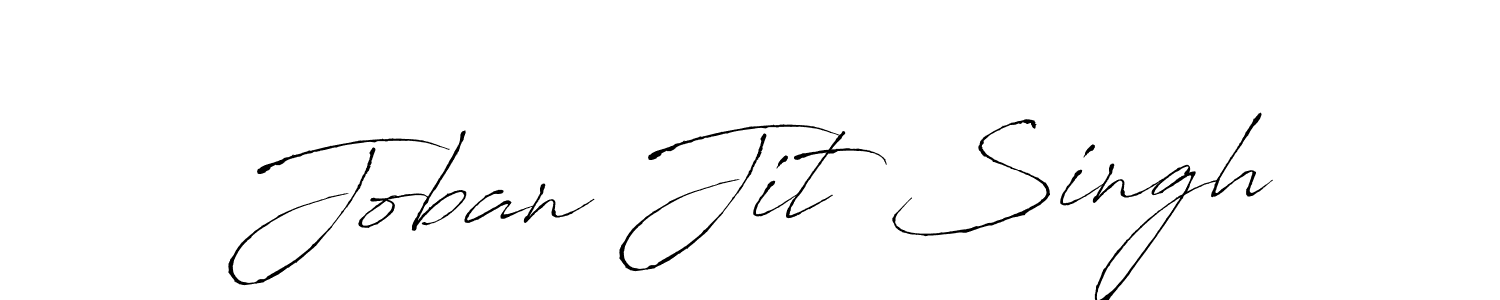 Create a beautiful signature design for name Joban Jit Singh. With this signature (Antro_Vectra) fonts, you can make a handwritten signature for free. Joban Jit Singh signature style 6 images and pictures png