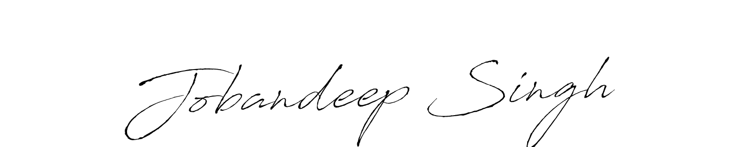 Jobandeep Singh stylish signature style. Best Handwritten Sign (Antro_Vectra) for my name. Handwritten Signature Collection Ideas for my name Jobandeep Singh. Jobandeep Singh signature style 6 images and pictures png