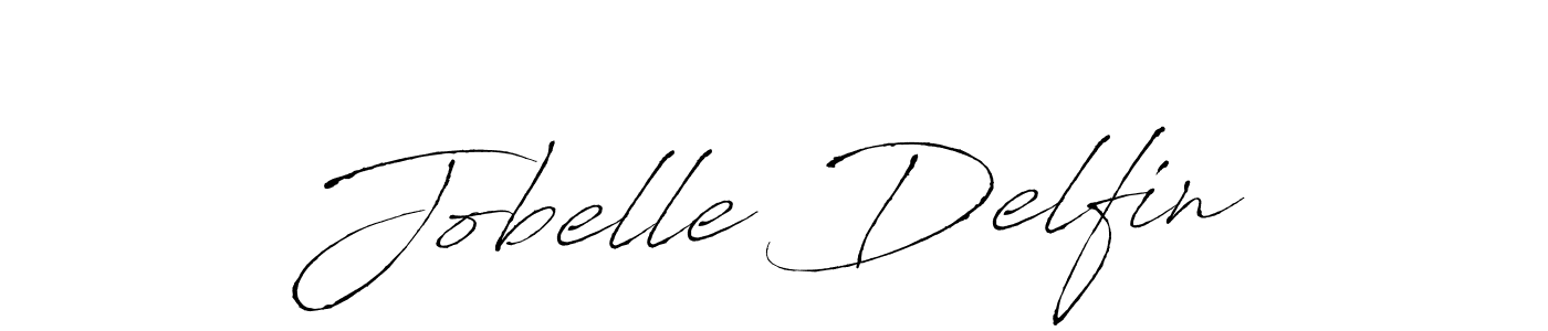 Jobelle Delfin stylish signature style. Best Handwritten Sign (Antro_Vectra) for my name. Handwritten Signature Collection Ideas for my name Jobelle Delfin. Jobelle Delfin signature style 6 images and pictures png