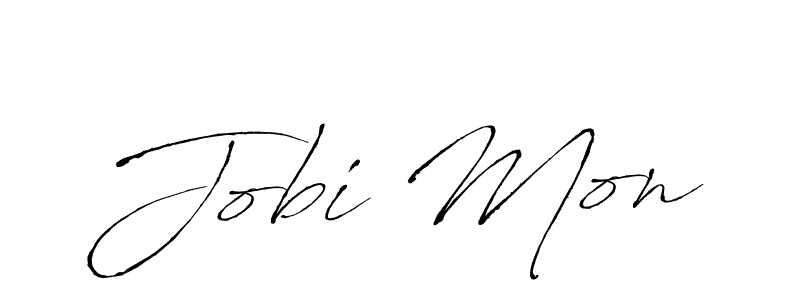 Create a beautiful signature design for name Jobi Mon. With this signature (Antro_Vectra) fonts, you can make a handwritten signature for free. Jobi Mon signature style 6 images and pictures png