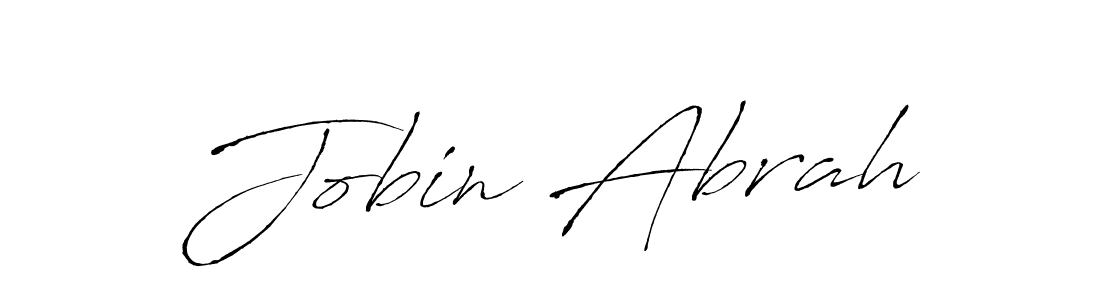 How to make Jobin Abrah signature? Antro_Vectra is a professional autograph style. Create handwritten signature for Jobin Abrah name. Jobin Abrah signature style 6 images and pictures png