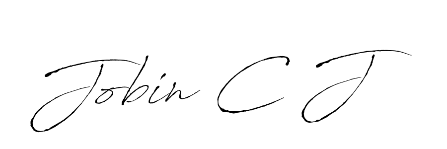 Here are the top 10 professional signature styles for the name Jobin C J. These are the best autograph styles you can use for your name. Jobin C J signature style 6 images and pictures png