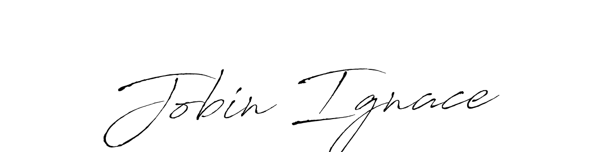 How to make Jobin Ignace signature? Antro_Vectra is a professional autograph style. Create handwritten signature for Jobin Ignace name. Jobin Ignace signature style 6 images and pictures png