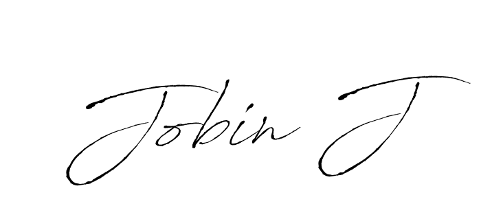 Create a beautiful signature design for name Jobin J. With this signature (Antro_Vectra) fonts, you can make a handwritten signature for free. Jobin J signature style 6 images and pictures png