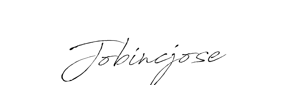 How to make Jobincjose signature? Antro_Vectra is a professional autograph style. Create handwritten signature for Jobincjose name. Jobincjose signature style 6 images and pictures png