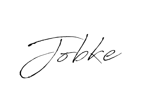 Jobke stylish signature style. Best Handwritten Sign (Antro_Vectra) for my name. Handwritten Signature Collection Ideas for my name Jobke. Jobke signature style 6 images and pictures png