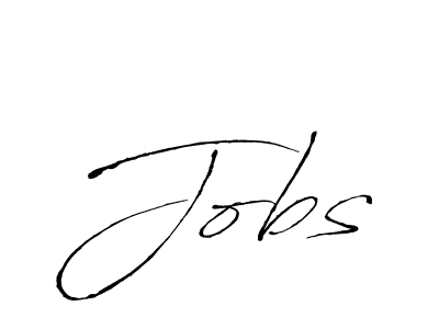 Use a signature maker to create a handwritten signature online. With this signature software, you can design (Antro_Vectra) your own signature for name Jobs. Jobs signature style 6 images and pictures png