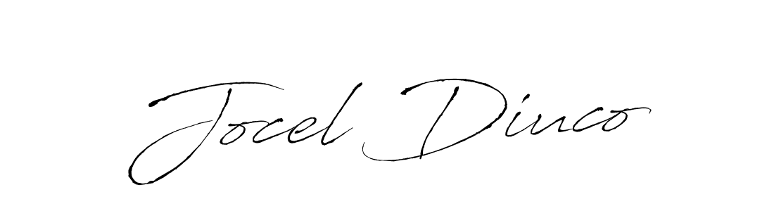 You should practise on your own different ways (Antro_Vectra) to write your name (Jocel Diuco) in signature. don't let someone else do it for you. Jocel Diuco signature style 6 images and pictures png