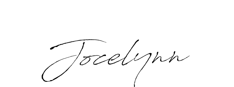 Design your own signature with our free online signature maker. With this signature software, you can create a handwritten (Antro_Vectra) signature for name Jocelynn. Jocelynn signature style 6 images and pictures png