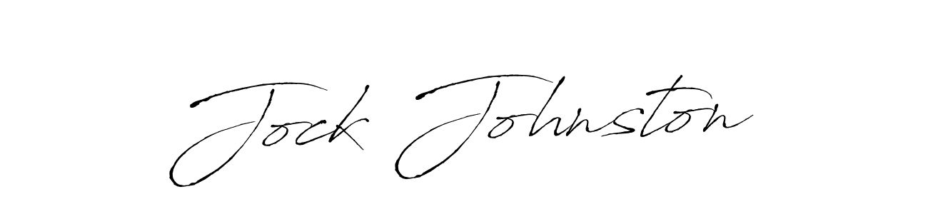 Use a signature maker to create a handwritten signature online. With this signature software, you can design (Antro_Vectra) your own signature for name Jock Johnston. Jock Johnston signature style 6 images and pictures png