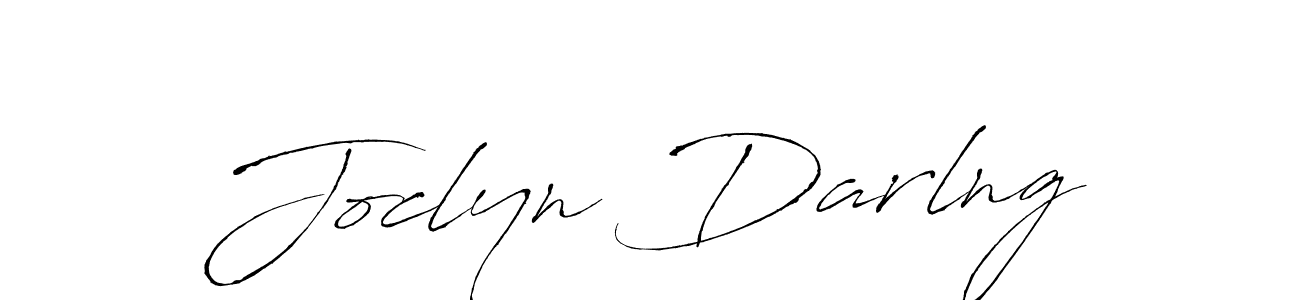 Make a beautiful signature design for name Joclyn Darlng. With this signature (Antro_Vectra) style, you can create a handwritten signature for free. Joclyn Darlng signature style 6 images and pictures png
