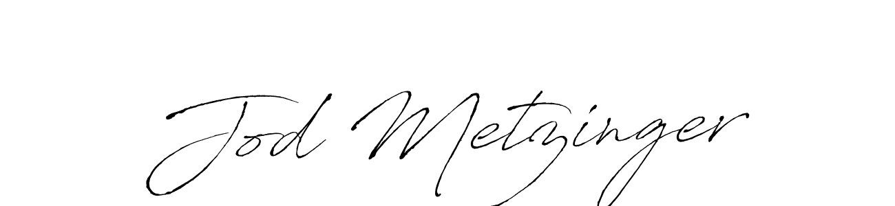 Design your own signature with our free online signature maker. With this signature software, you can create a handwritten (Antro_Vectra) signature for name Jod Metzinger. Jod Metzinger signature style 6 images and pictures png