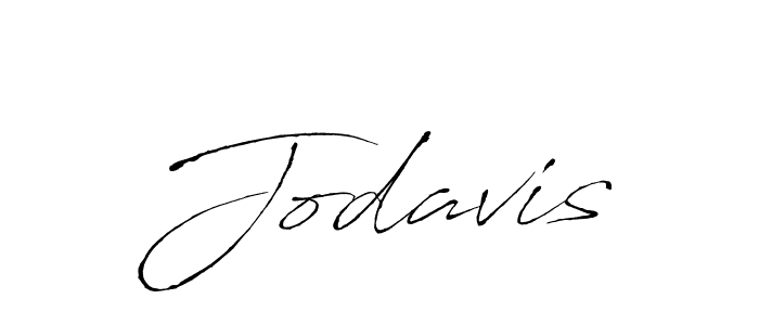 Use a signature maker to create a handwritten signature online. With this signature software, you can design (Antro_Vectra) your own signature for name Jodavis. Jodavis signature style 6 images and pictures png