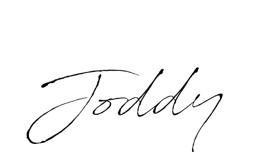 Make a beautiful signature design for name Joddy. With this signature (Antro_Vectra) style, you can create a handwritten signature for free. Joddy signature style 6 images and pictures png