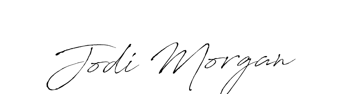 Design your own signature with our free online signature maker. With this signature software, you can create a handwritten (Antro_Vectra) signature for name Jodi Morgan. Jodi Morgan signature style 6 images and pictures png