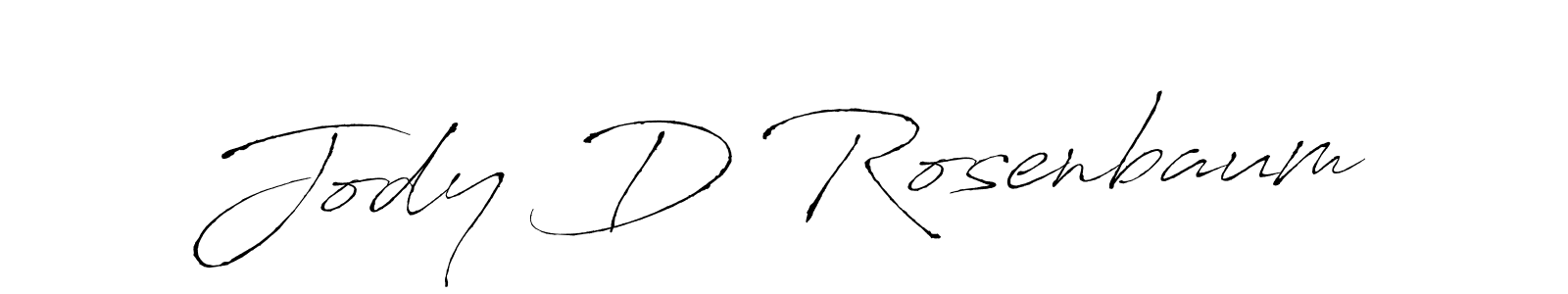 Make a beautiful signature design for name Jody D Rosenbaum. With this signature (Antro_Vectra) style, you can create a handwritten signature for free. Jody D Rosenbaum signature style 6 images and pictures png