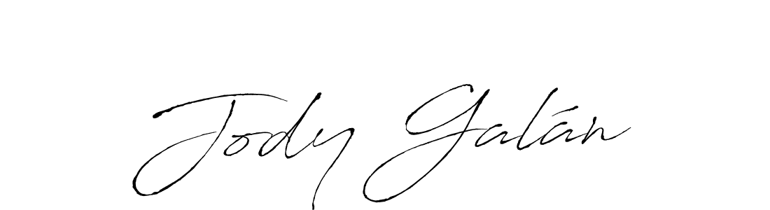 Use a signature maker to create a handwritten signature online. With this signature software, you can design (Antro_Vectra) your own signature for name Jody Galán. Jody Galán signature style 6 images and pictures png