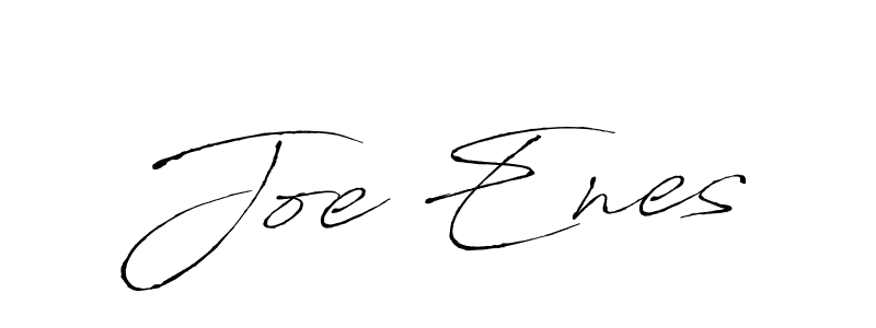 Design your own signature with our free online signature maker. With this signature software, you can create a handwritten (Antro_Vectra) signature for name Joe Enes. Joe Enes signature style 6 images and pictures png