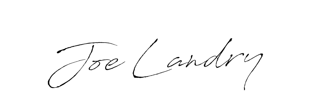 Make a beautiful signature design for name Joe Landry. With this signature (Antro_Vectra) style, you can create a handwritten signature for free. Joe Landry signature style 6 images and pictures png