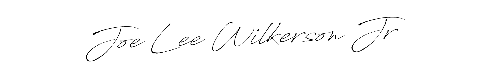 Create a beautiful signature design for name Joe Lee Wilkerson Jr. With this signature (Antro_Vectra) fonts, you can make a handwritten signature for free. Joe Lee Wilkerson Jr signature style 6 images and pictures png