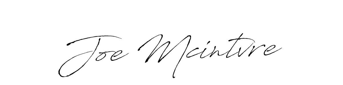 Create a beautiful signature design for name Joe Mcintvre. With this signature (Antro_Vectra) fonts, you can make a handwritten signature for free. Joe Mcintvre signature style 6 images and pictures png