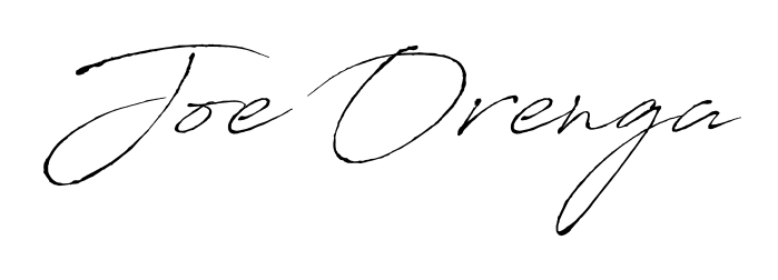 Joe Orenga stylish signature style. Best Handwritten Sign (Antro_Vectra) for my name. Handwritten Signature Collection Ideas for my name Joe Orenga. Joe Orenga signature style 6 images and pictures png