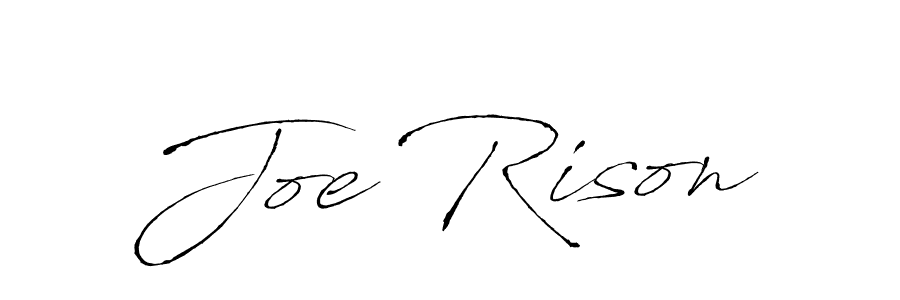Design your own signature with our free online signature maker. With this signature software, you can create a handwritten (Antro_Vectra) signature for name Joe Rison. Joe Rison signature style 6 images and pictures png
