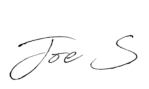 Make a beautiful signature design for name Joe S. With this signature (Antro_Vectra) style, you can create a handwritten signature for free. Joe S signature style 6 images and pictures png