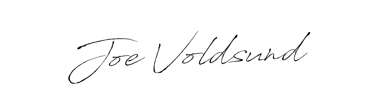 Joe Voldsund stylish signature style. Best Handwritten Sign (Antro_Vectra) for my name. Handwritten Signature Collection Ideas for my name Joe Voldsund. Joe Voldsund signature style 6 images and pictures png