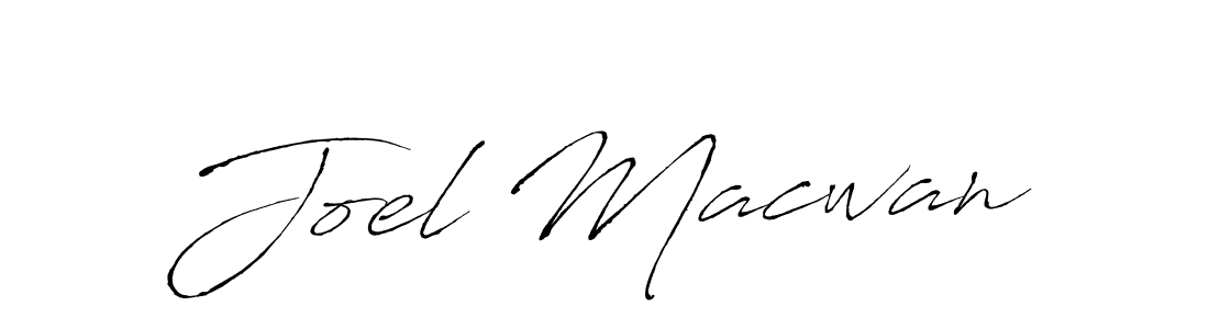 Make a beautiful signature design for name Joel Macwan. With this signature (Antro_Vectra) style, you can create a handwritten signature for free. Joel Macwan signature style 6 images and pictures png