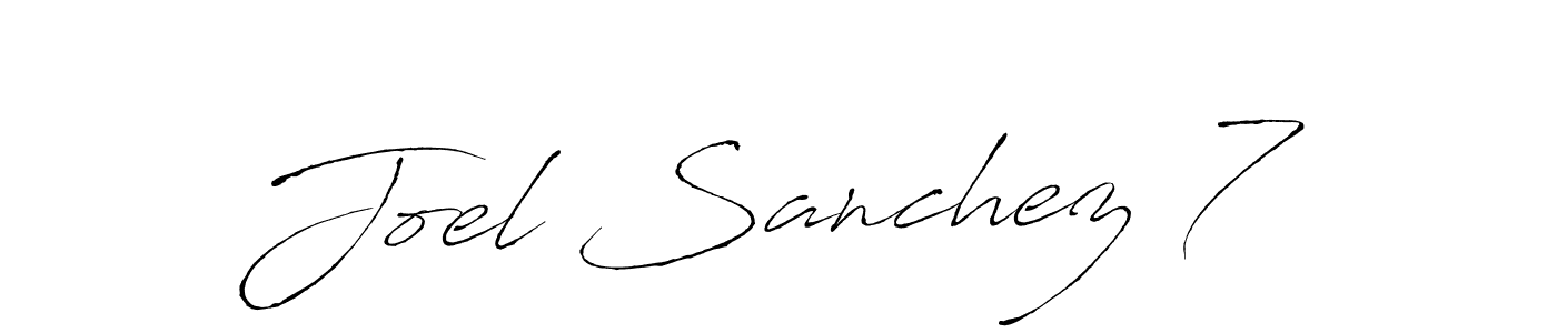 Antro_Vectra is a professional signature style that is perfect for those who want to add a touch of class to their signature. It is also a great choice for those who want to make their signature more unique. Get Joel Sanchez 7 name to fancy signature for free. Joel Sanchez 7 signature style 6 images and pictures png