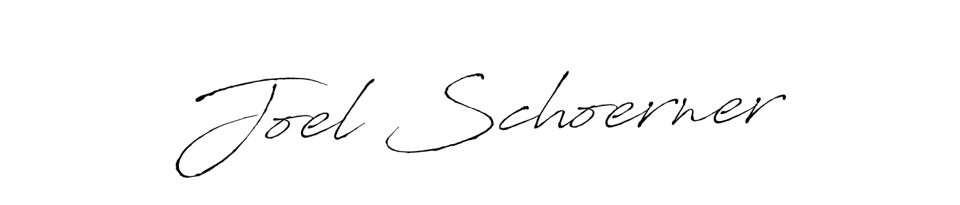 Joel Schoerner stylish signature style. Best Handwritten Sign (Antro_Vectra) for my name. Handwritten Signature Collection Ideas for my name Joel Schoerner. Joel Schoerner signature style 6 images and pictures png