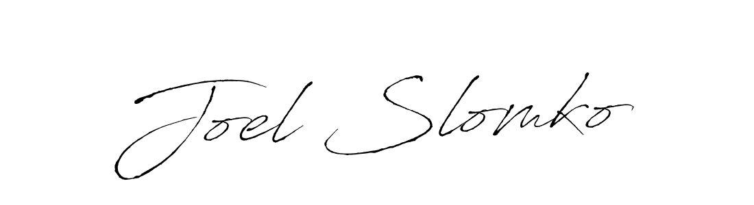 Design your own signature with our free online signature maker. With this signature software, you can create a handwritten (Antro_Vectra) signature for name Joel Slomko. Joel Slomko signature style 6 images and pictures png