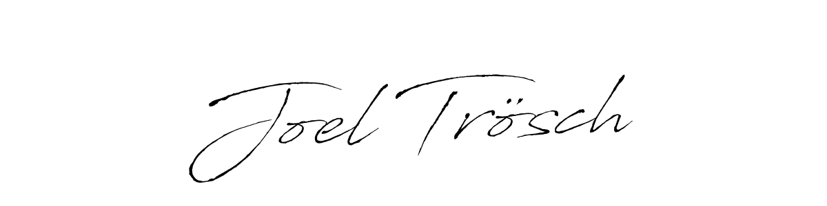 Use a signature maker to create a handwritten signature online. With this signature software, you can design (Antro_Vectra) your own signature for name Joel Trösch. Joel Trösch signature style 6 images and pictures png