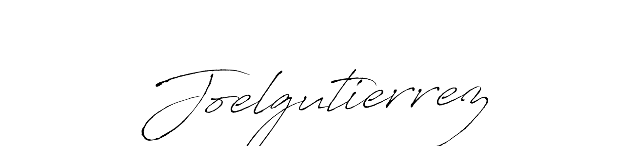 Joelgutierrez stylish signature style. Best Handwritten Sign (Antro_Vectra) for my name. Handwritten Signature Collection Ideas for my name Joelgutierrez. Joelgutierrez signature style 6 images and pictures png