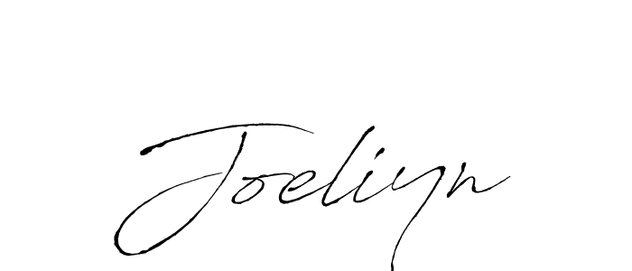 Joeliyn stylish signature style. Best Handwritten Sign (Antro_Vectra) for my name. Handwritten Signature Collection Ideas for my name Joeliyn. Joeliyn signature style 6 images and pictures png